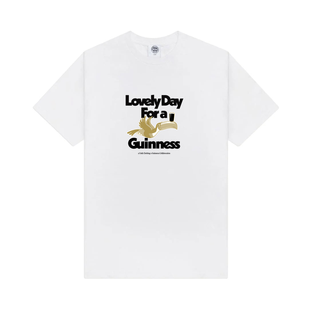 Guinness x MS 'Lovely Day' Tee - White - Maison Sydney