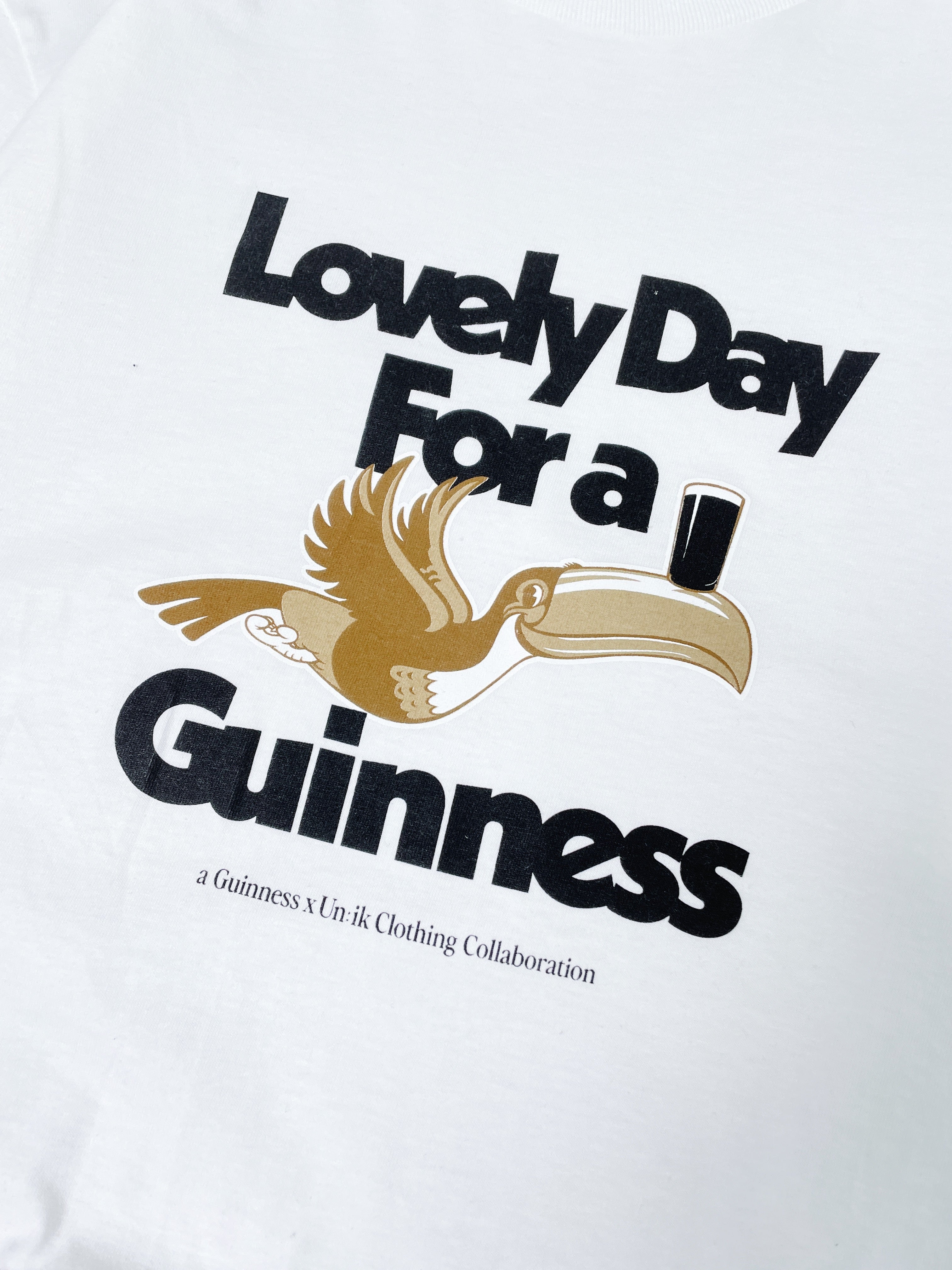 Guinness x MS 'Lovely Day' Tee - White - Maison Sydney
