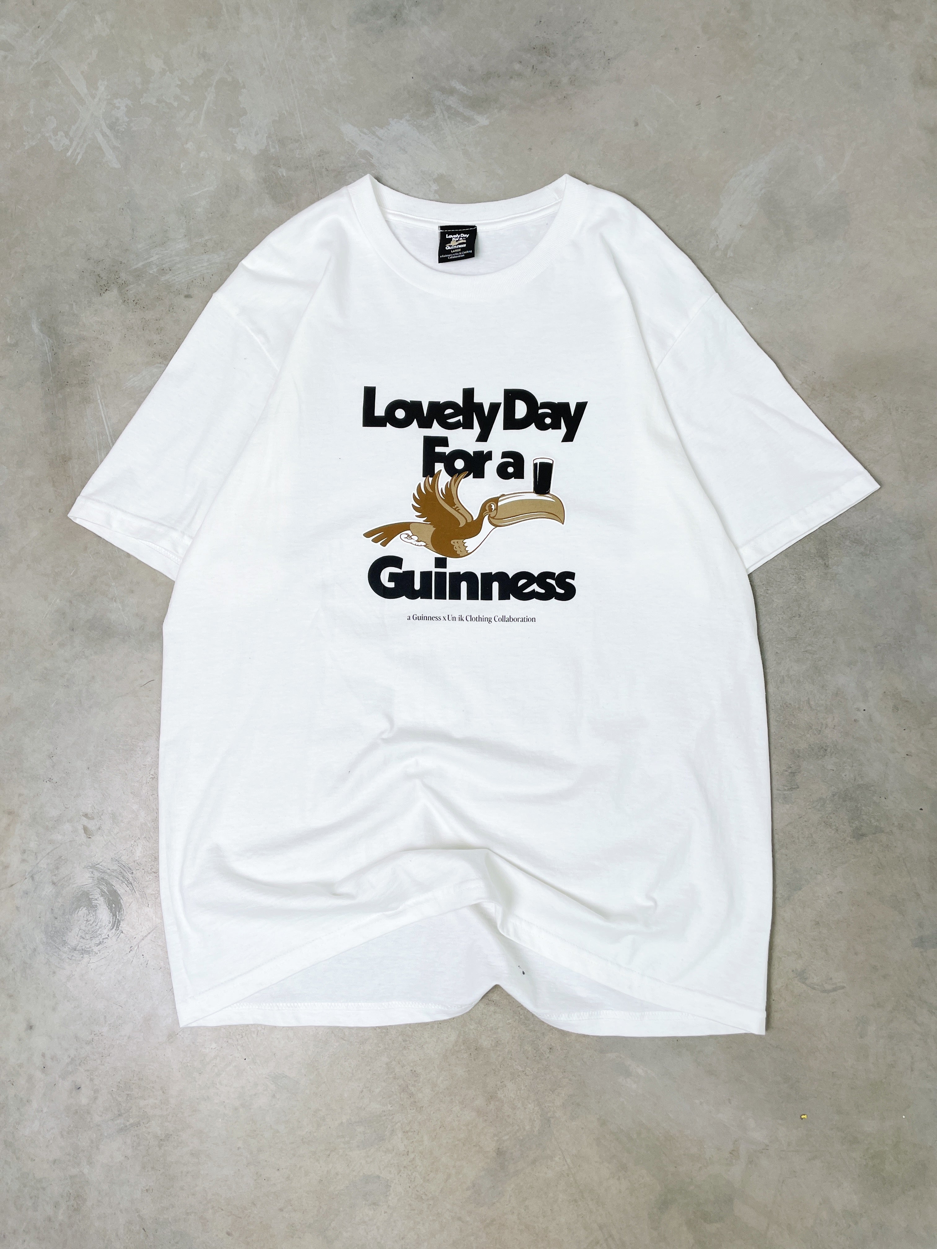 Guinness x MS 'Lovely Day' Tee - White - Maison Sydney