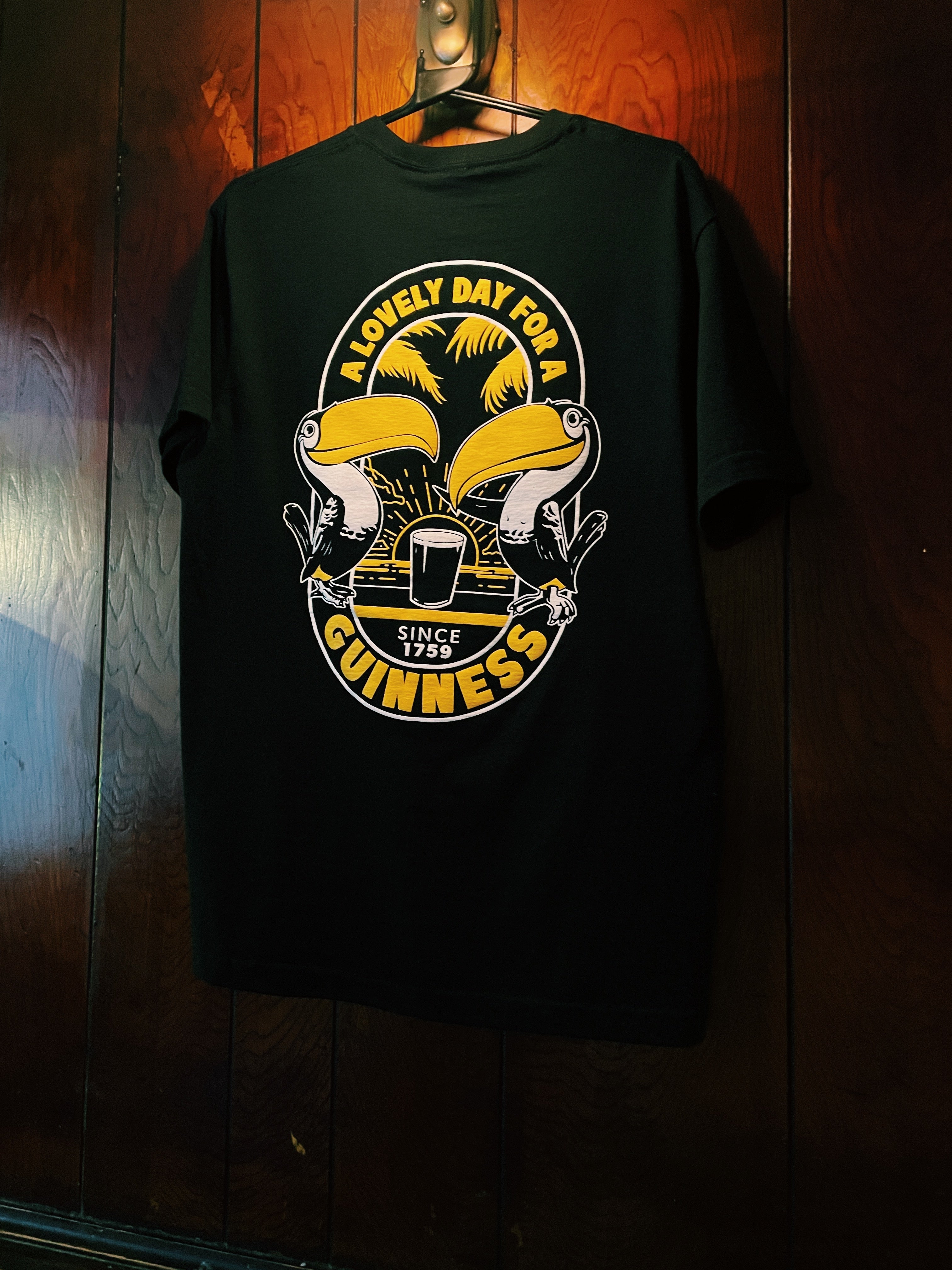 Guinness x MS 'Tropical' Tee - Black - Maison Sydney