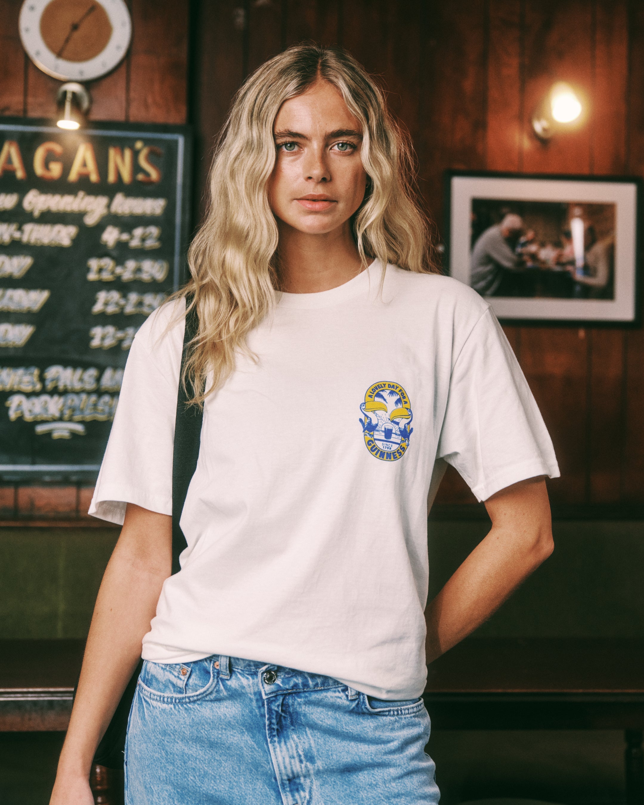 Guinness x MS 'Tropical' Tee - White - Maison Sydney