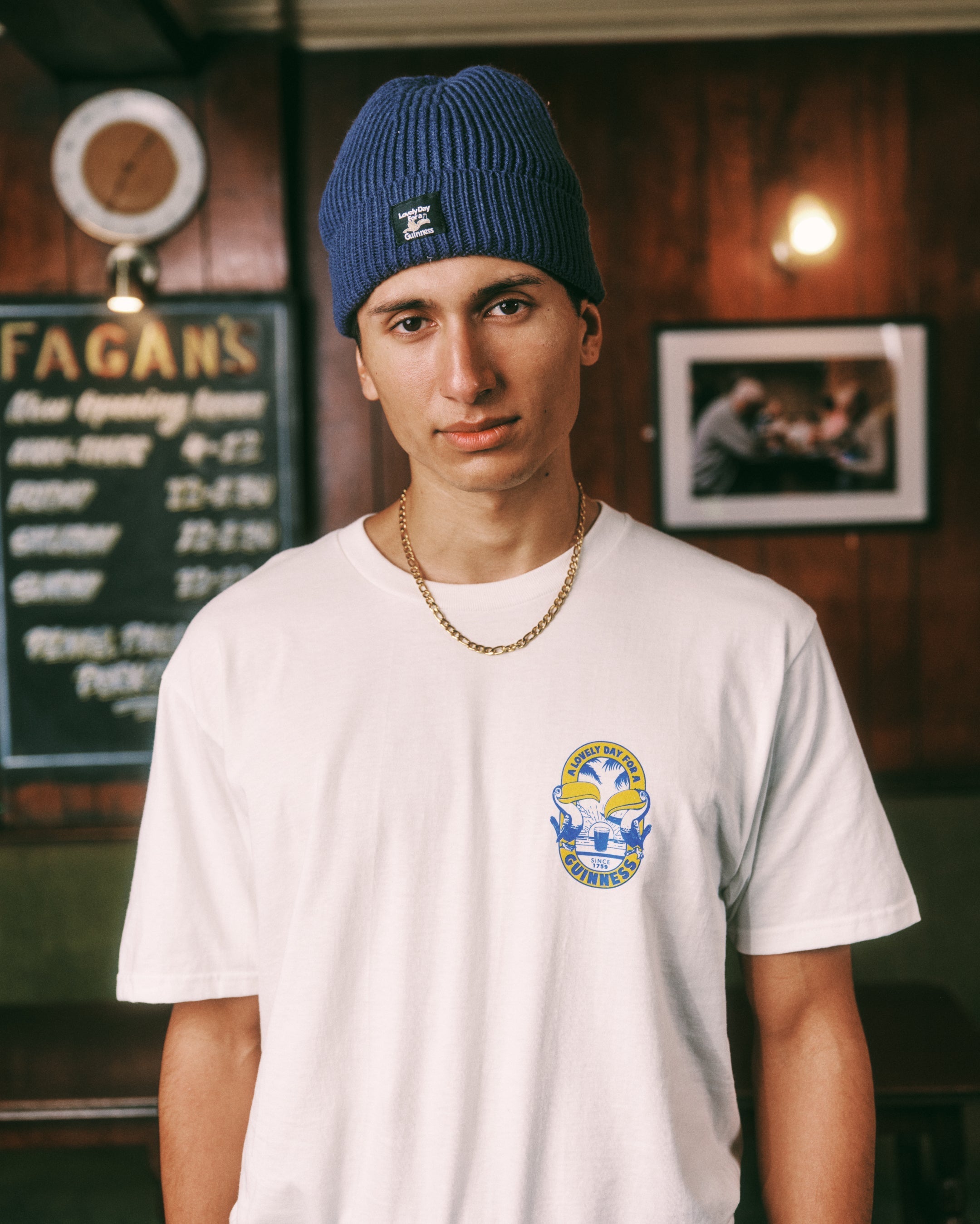 Guinness x MS 'Tropical' Tee - White - Maison Sydney