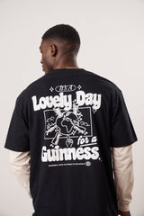 Guinness x MS 'Worldwide' Tee - Black - Maison Sydney
