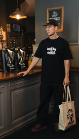 Guinness x MS 'Worldwide' Tee - Black - Maison Sydney