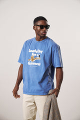 Guinness x MS 'Lovely Day' Vintage Washed Tee - Blue - Maison Sydney