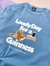 Guinness x MS 'Lovely Day' Vintage Washed Tee - Blue - Maison Sydney