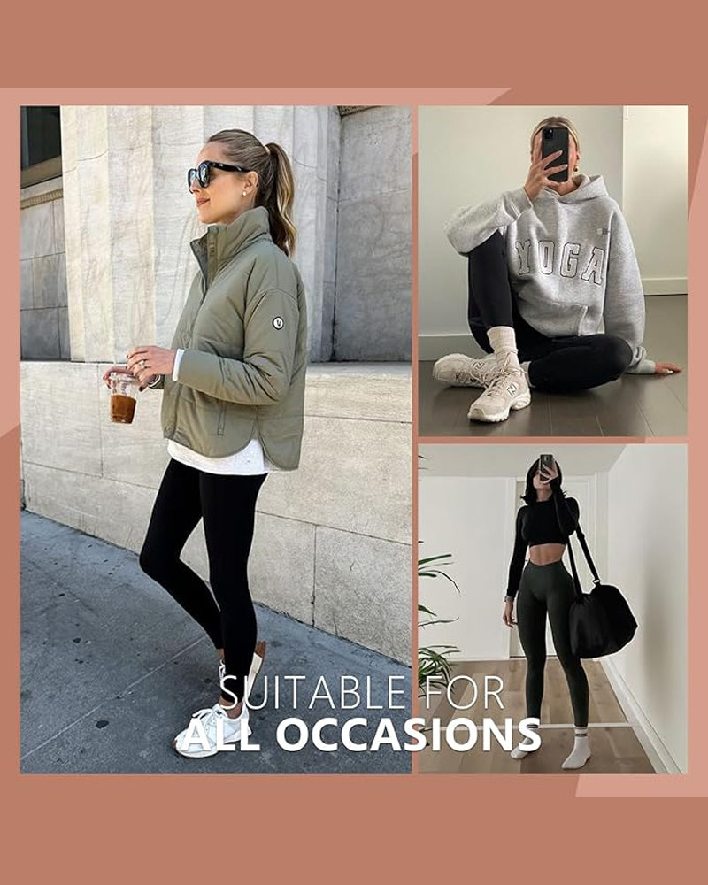 High Waisted Butt Lifting Tummy Control Side Pocket Shaping Training Leggings - Maison Sydney