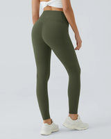 High Waisted Butt Lifting Tummy Control Side Pocket Shaping Training Leggings - Maison Sydney