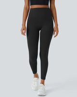 High Waisted Butt Lifting Tummy Control Side Pocket Shaping Training Leggings - Maison Sydney