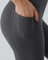 High Waisted Butt Lifting Tummy Control Side Pocket Shaping Training Leggings - Maison Sydney