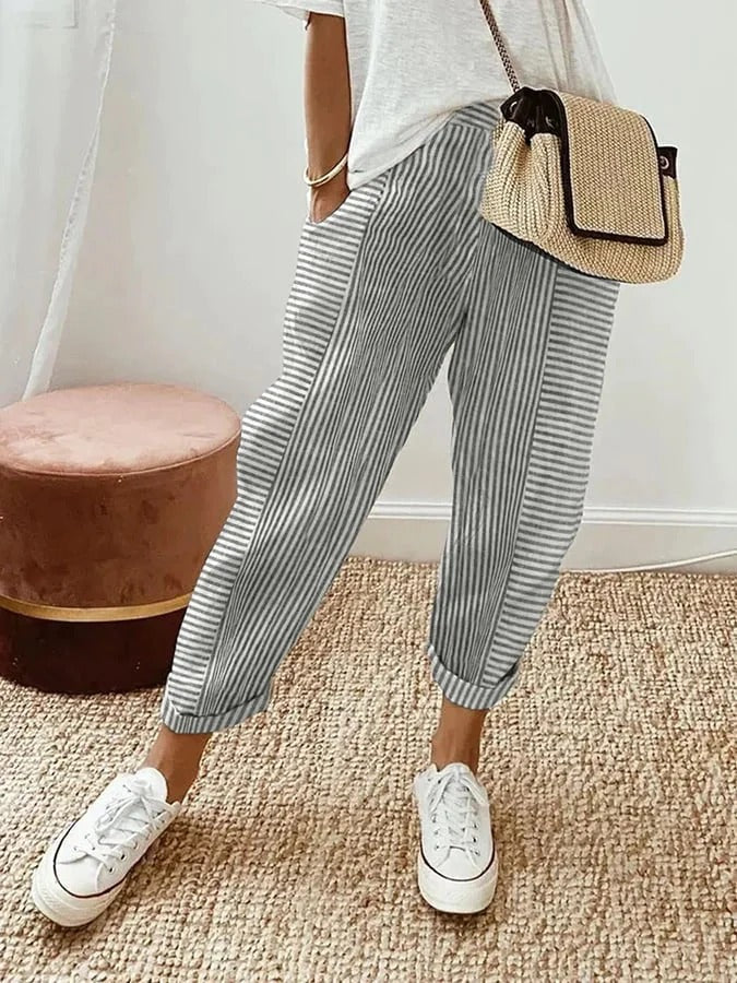 Lore Striped Pants - Maison Sydney