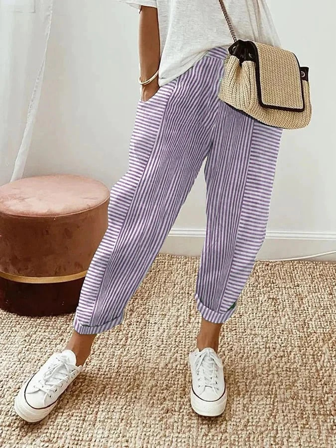 Lore Striped Pants - Maison Sydney