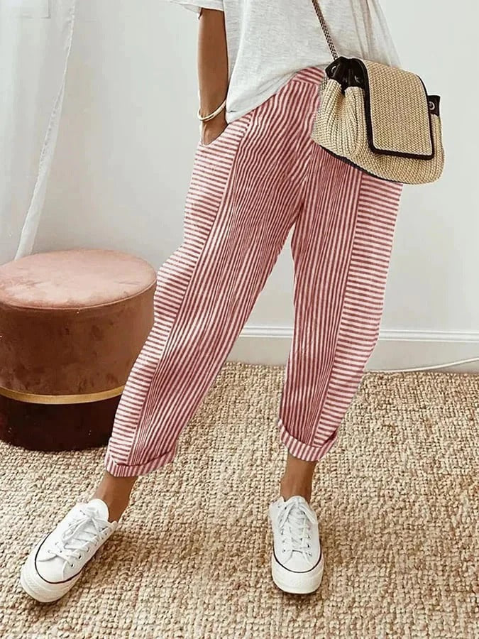 Lore Striped Pants - Maison Sydney
