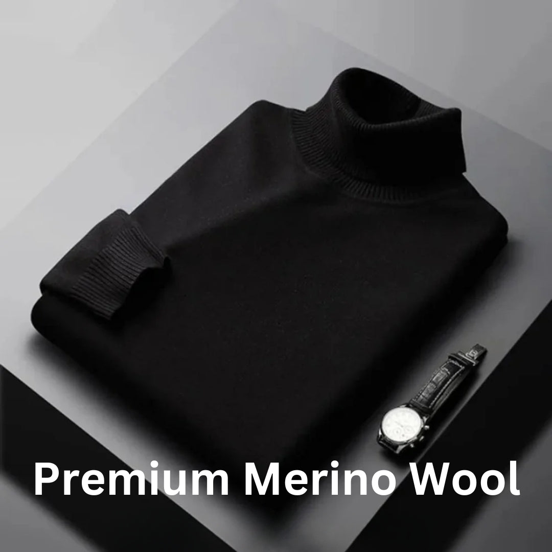 Maale™ | Merino Wool Turtleneck Sweater - Maison Sydney