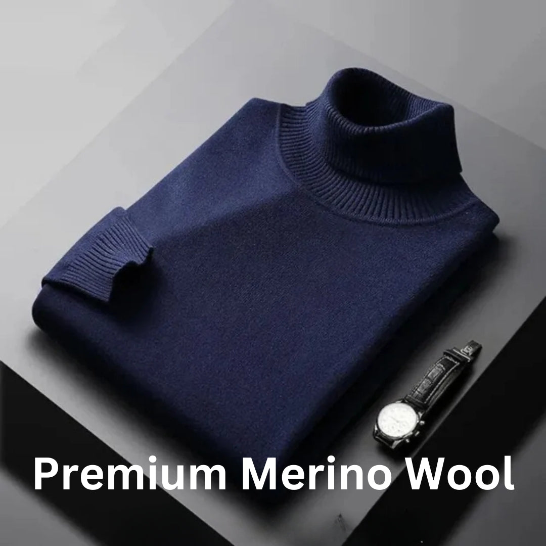 Maale™ | Merino Wool Turtleneck Sweater - Maison Sydney