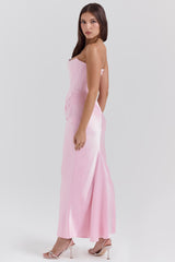 ROSALIND MAXI DRESS - PINK - Maison Sydney