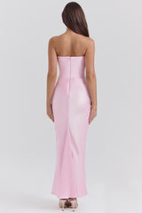 ROSALIND MAXI DRESS - PINK - Maison Sydney