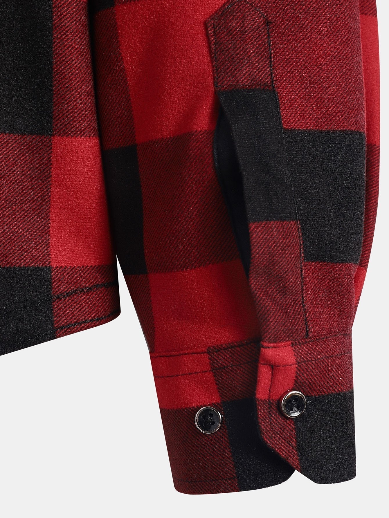 Flannel Fleece Lined Hooded Shirt - Maison Sydney