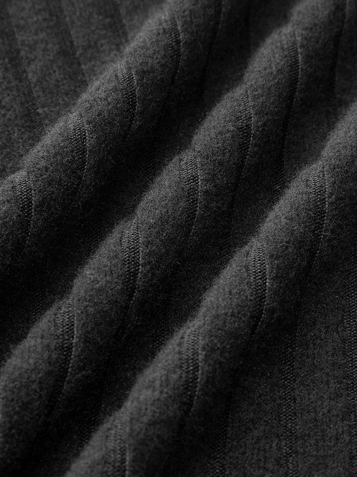 Mock Neck Ribbed Short Dress - Maison Sydney