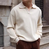 BUSAN Old Money V-Neck Polo - Maison Sydney