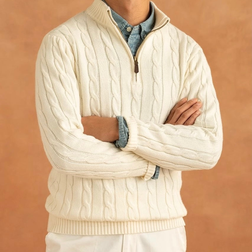 NAMJEJU Zipped Sweater - Maison Sydney