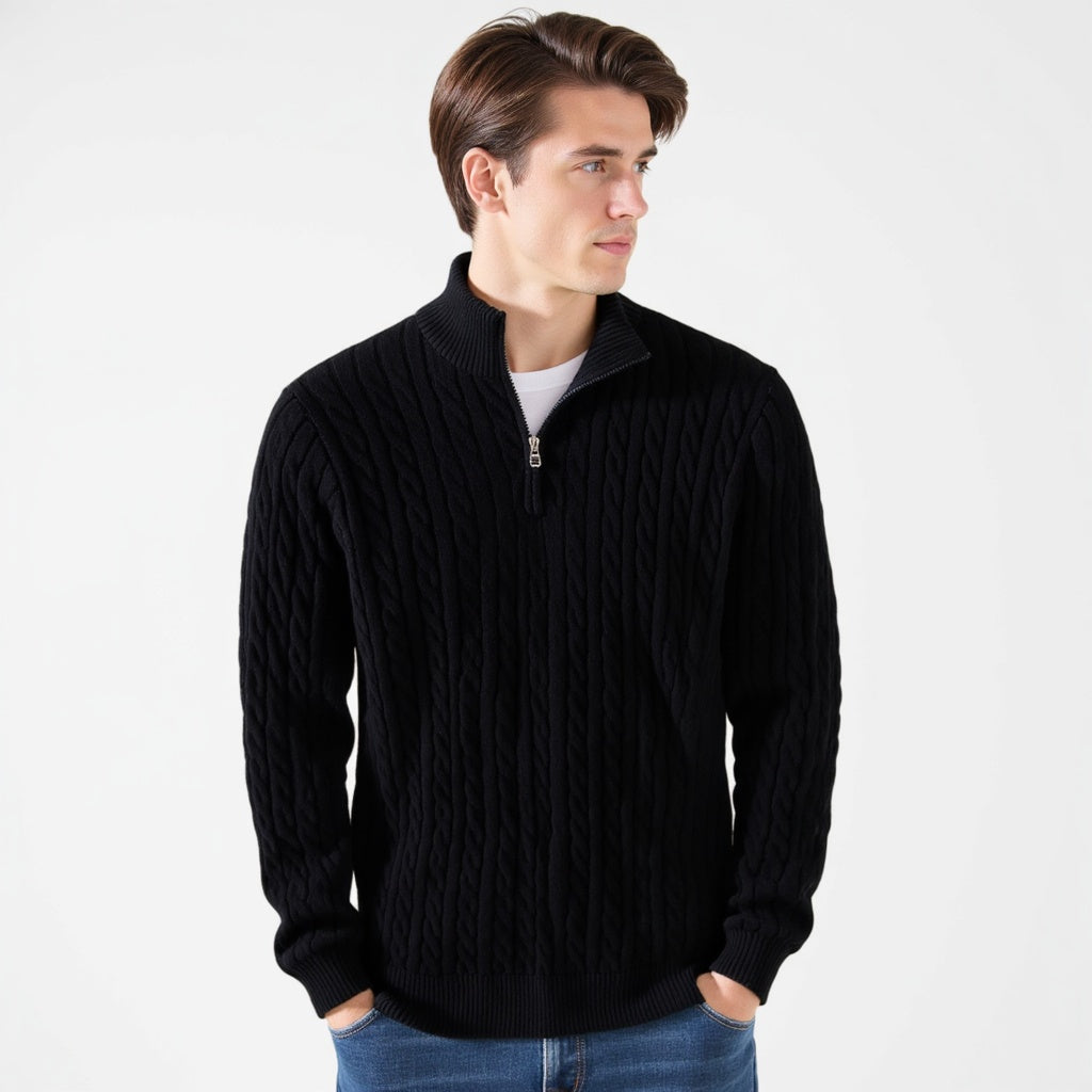 TAEBAEK Zipped Sweater - Maison Sydney