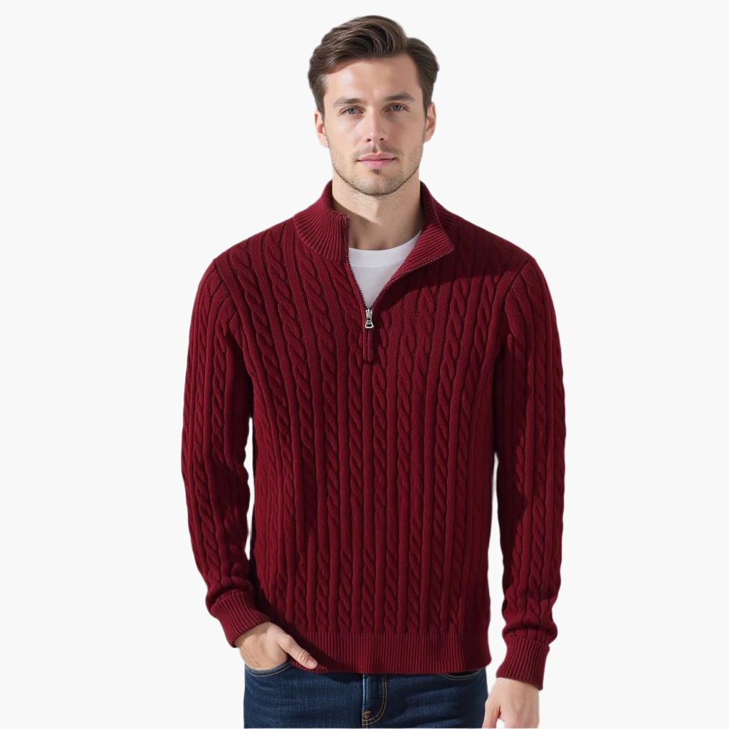 TAEBAEK Zipped Sweater - Maison Sydney
