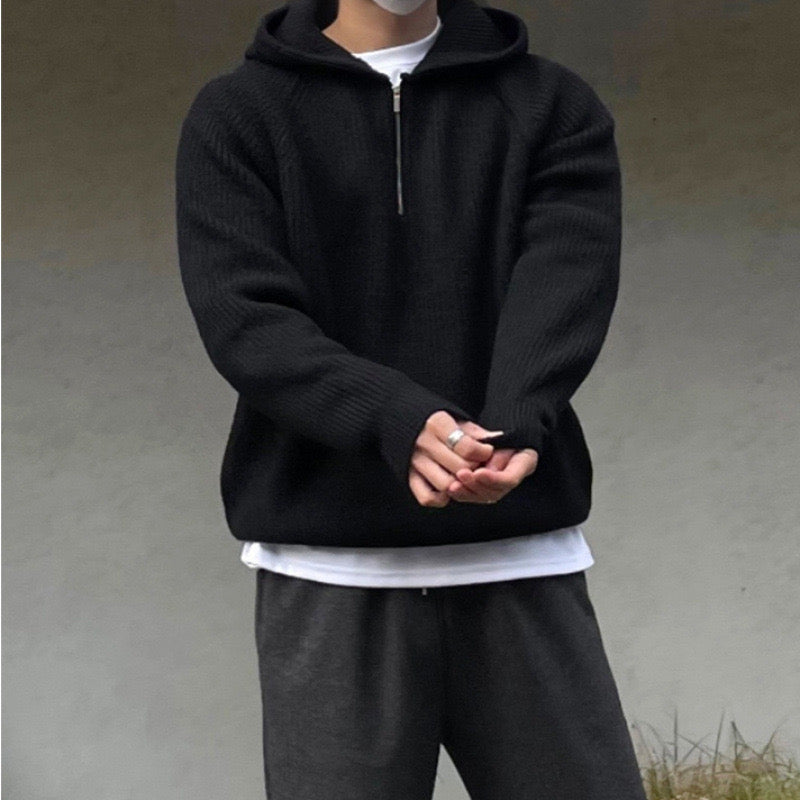 TAEGU Semi Zip Hoodie - Maison Sydney