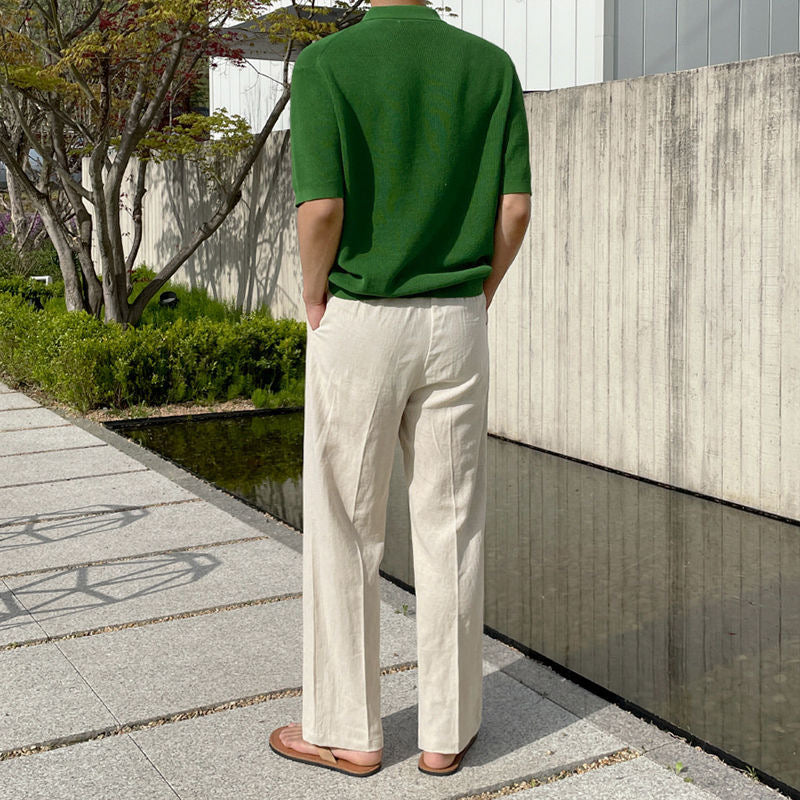 PAJU Old Money Linen Pants - Maison Sydney