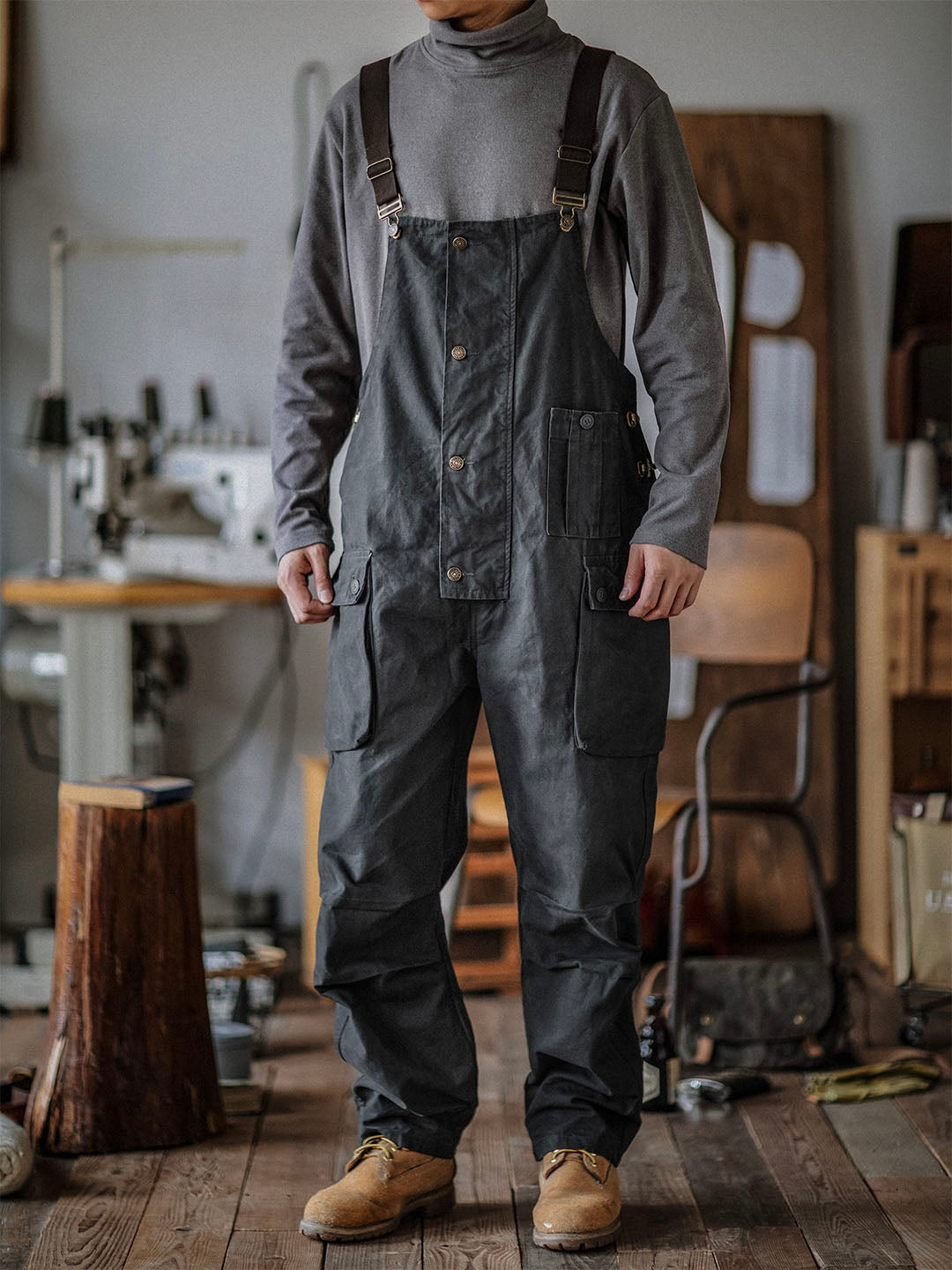 Carver Canvas Overalls - Threadford