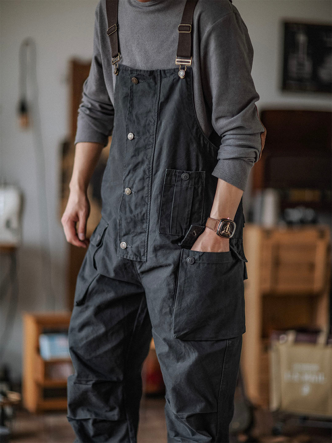 Carver Canvas Overalls - Threadford