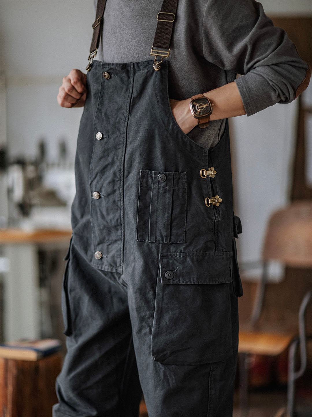 Carver Canvas Overalls - Threadford