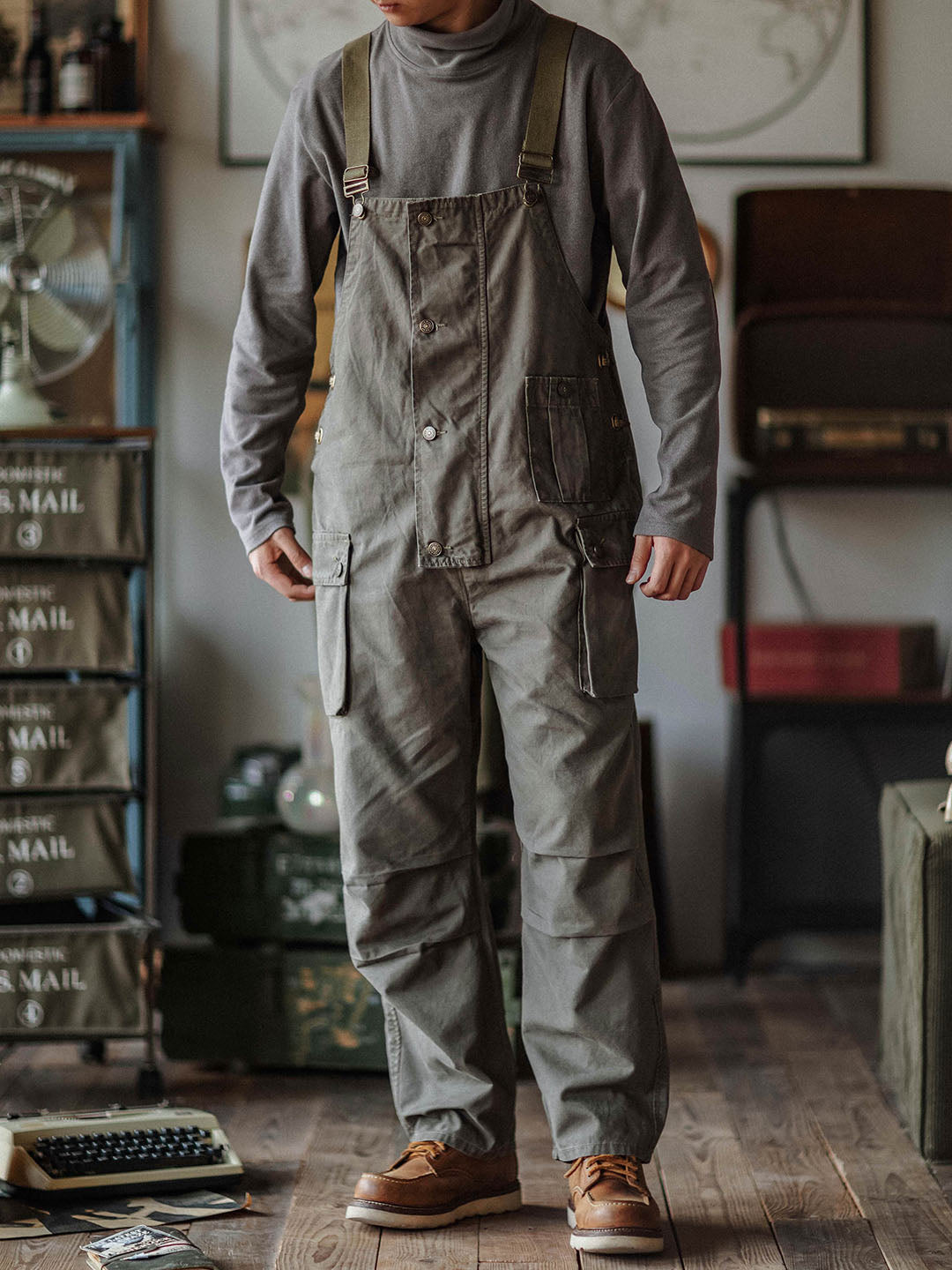 Carver Canvas Overalls - Threadford