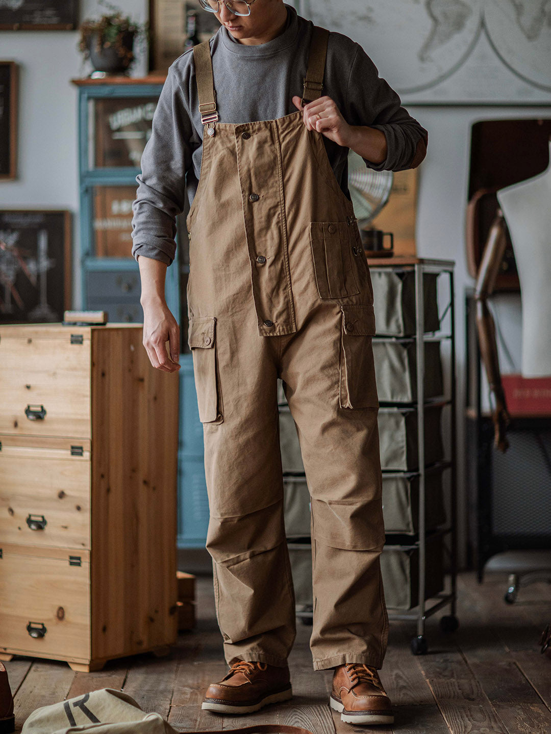 Carver Canvas Overalls - Threadford