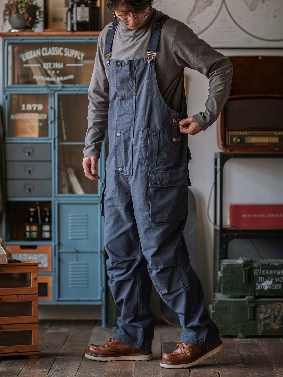 Carver Canvas Overalls - Threadford