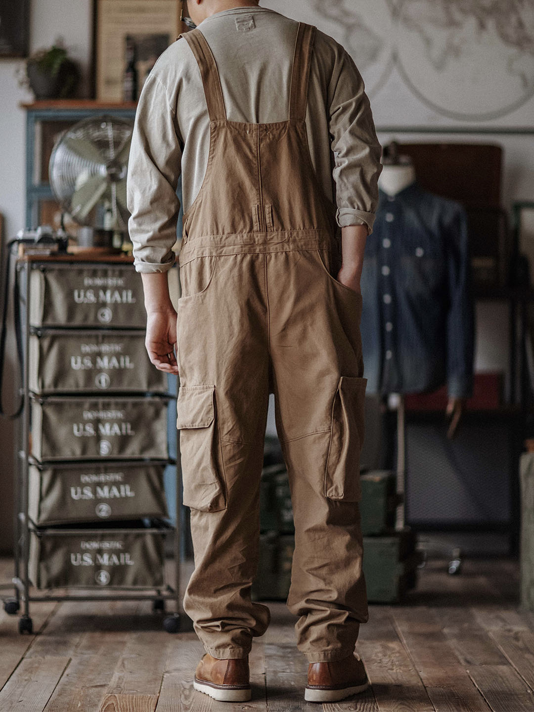 Sloppy Canvas Overalls - Threadford