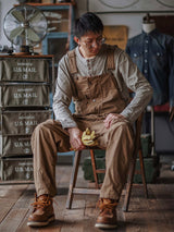 Sloppy Canvas Overalls - Threadford