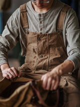 Sloppy Canvas Overalls - Threadford