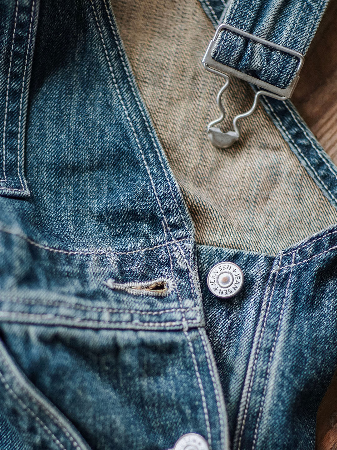 Artisan Distressed Denim Bib Overalls - Threadford
