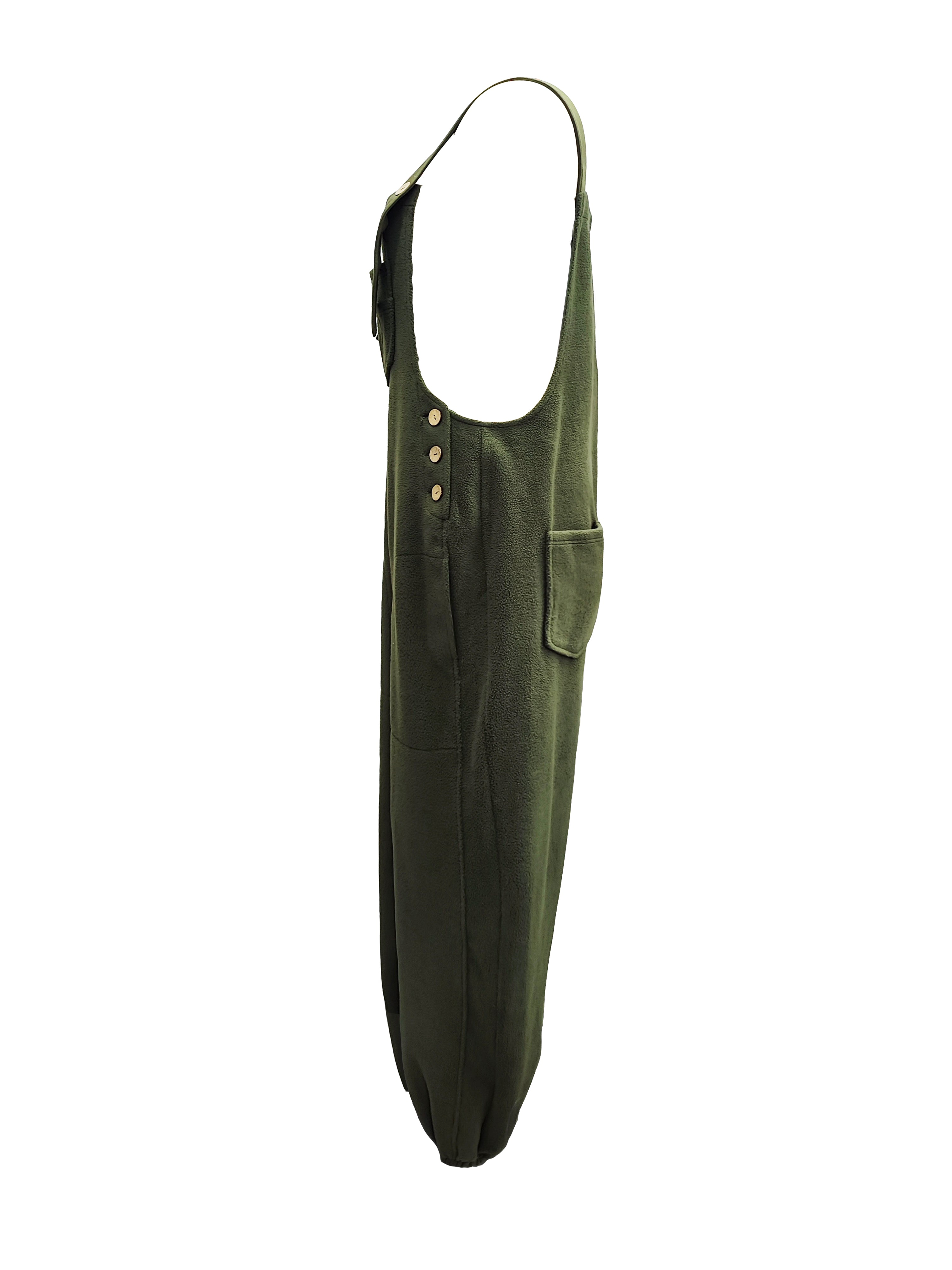 Loose Fit Distressed Denim Overalls - Threadford