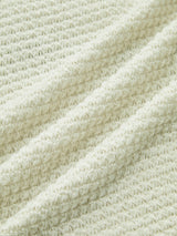 Plain Waffle Slim Sweater - Maison Sydney