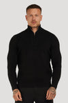 THE RENZO HALF ZIP SWEATER - Maison Sydney
