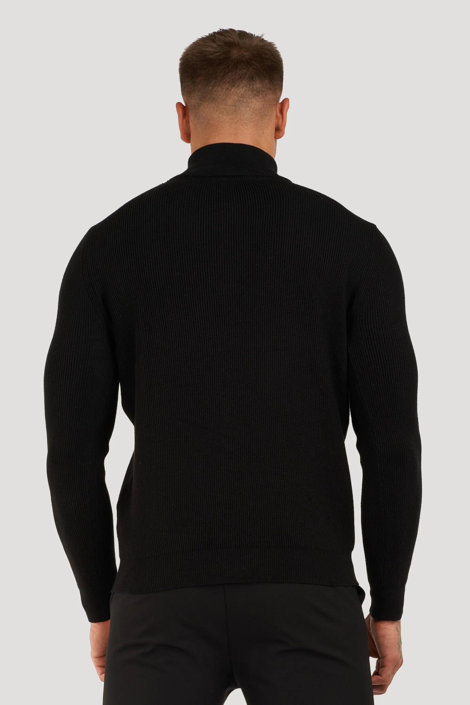 THE RENZO HALF ZIP SWEATER - Maison Sydney