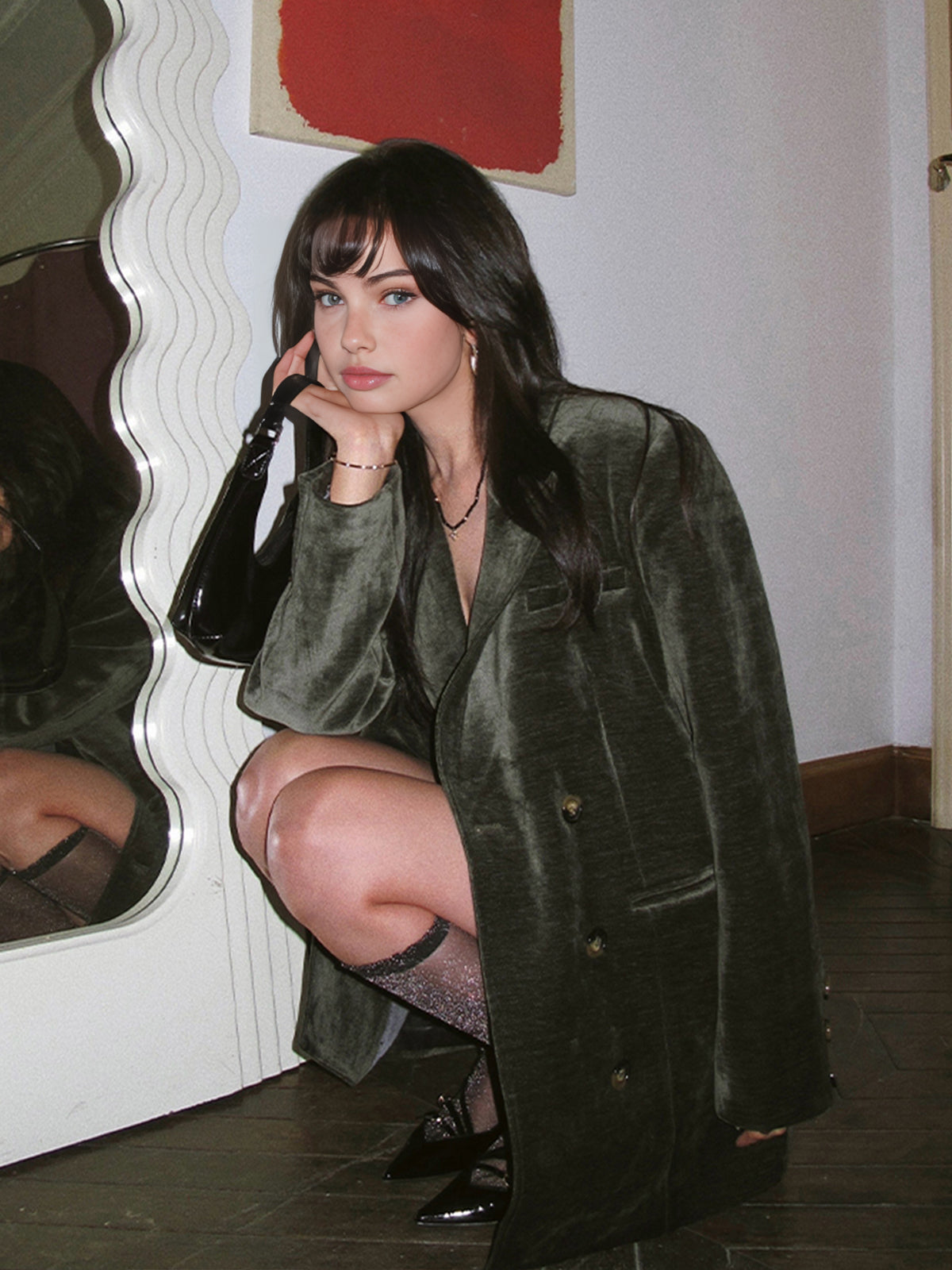 Retro Velvet Blazer - Maison Sydney