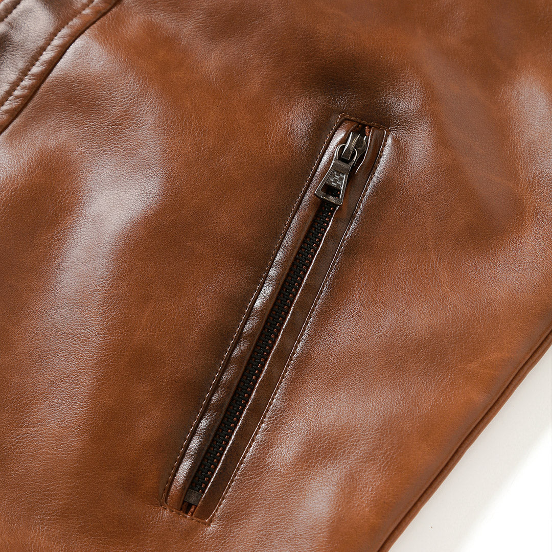 Roadster Leather Jacket - Threadford
