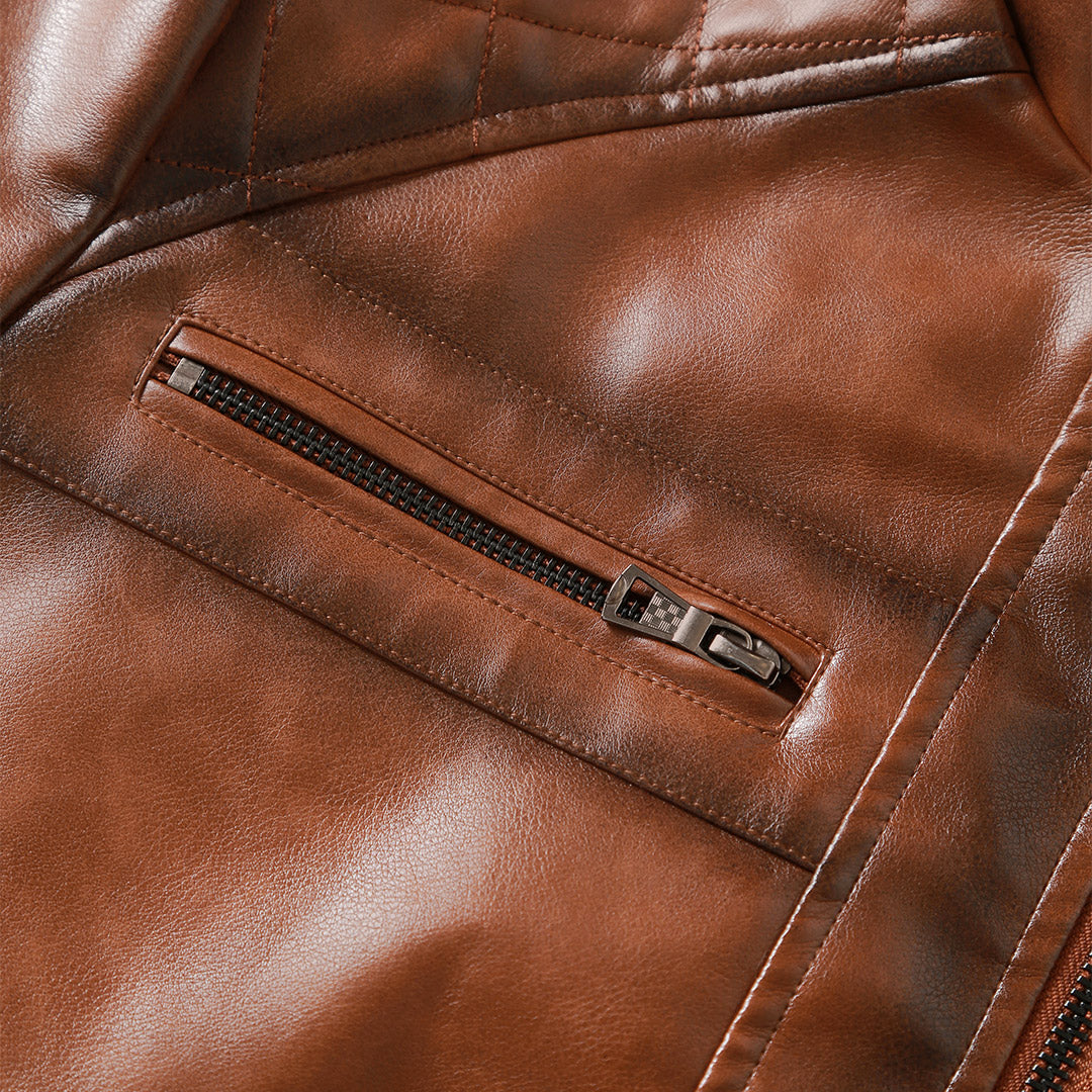 Roadster Leather Jacket - Threadford