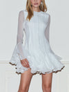 Romance Ruffle Sheer Dress - Maison Sydney