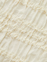 Ruffled Crop Top Skirt Set - Maison Sydney