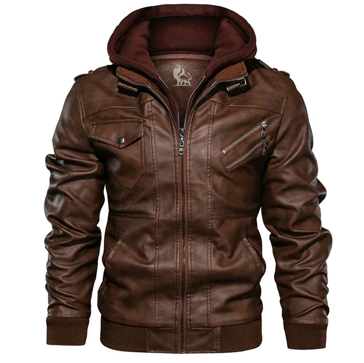 Salvador Leather Jacket - Threadford