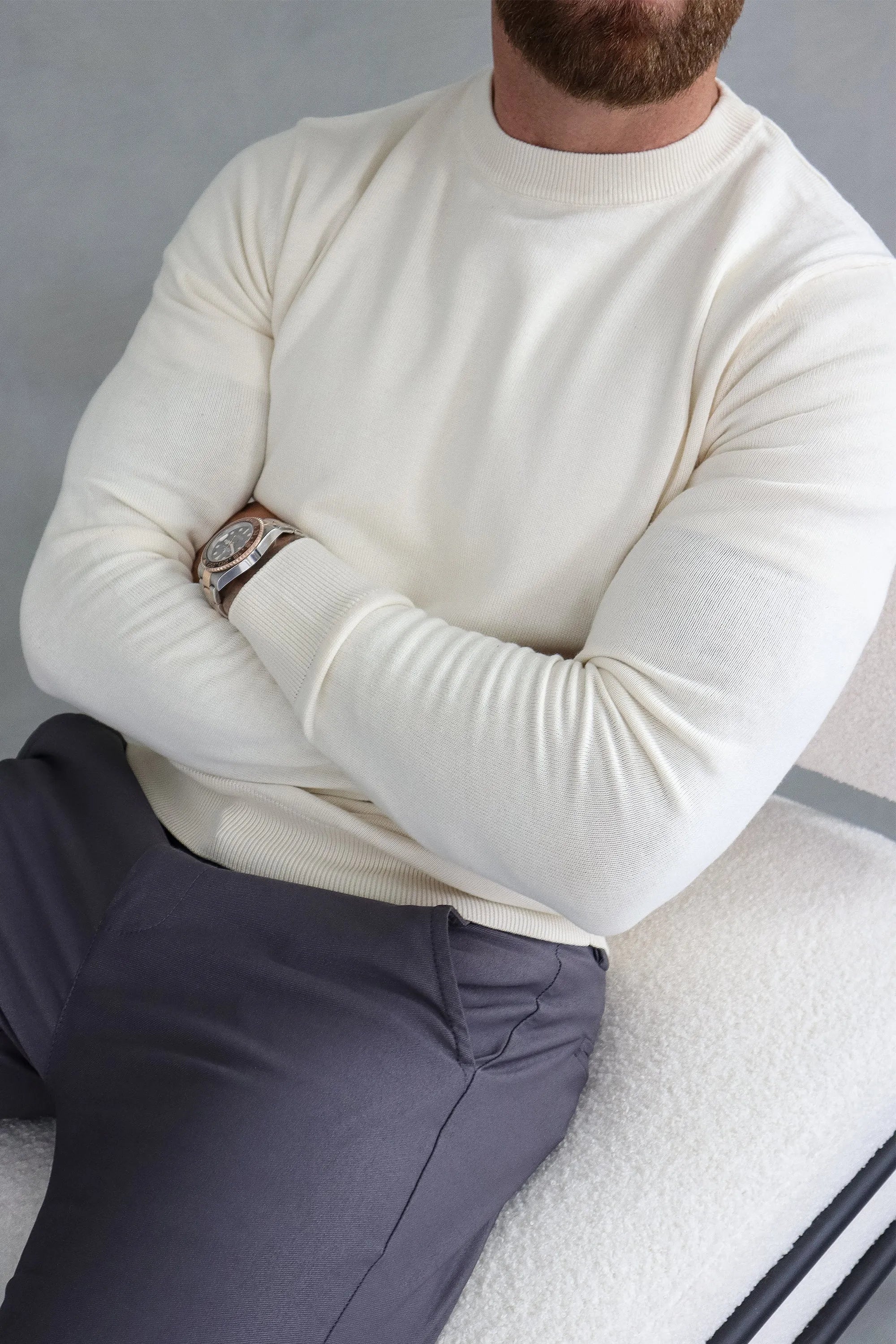 THE SANTONI CREWNECK SWEATER - Maison Sydney